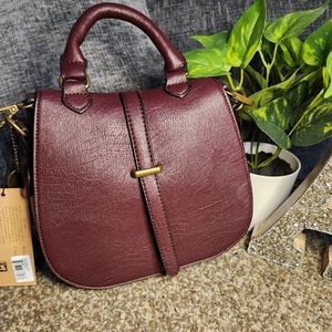 NWT Boho Carli Crossbody Wine